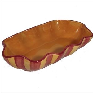 SL@H SIENNA RUFFLED BOWL 11’’ VERSATILE VINTAGE SERVING DISH